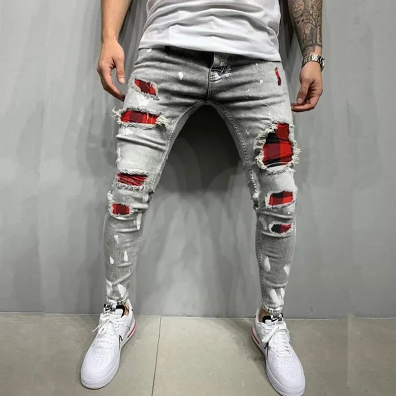 Fashion Y2K Mens Slim Fit Ripped Feet Jeans 2023 Autumn New Skinny Hole Jean Pants Street Men Denim Pants Vaqueros Hombre Cowboy
Fashion Y2K Mens Slim Fit Ripped Feet Jeans 2023 Autumn New Skinny Hole Jean Pants Street Men Denim Pants Vaqueros Hombre Cowboy