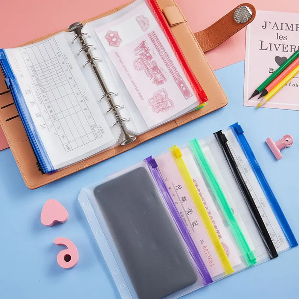 PVC 6 Ring Loose Leaf Bags Pouch Organizers Waterproof Binder Zipper Folders Notebook Binder Binder Pockets A5 A6 Size
PVC 6 Ring Loose Leaf Bags Pouch Organizers Waterproof Binder Zipper Folders Notebook Binder Binder Pockets A5 A6 Size