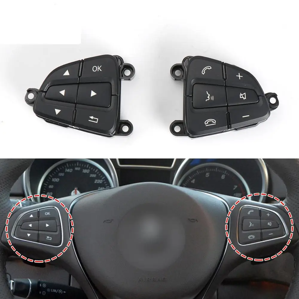 Car Multi-function Steering Wheel Switch Buttons Phone Control Key For Mercedes Benz GLS GLE W117 W166 W292 W156 W246 0999050600
Car Multi-function Steering Wheel Switch Buttons Phone Control Key For Mercedes Benz GLS GLE W117 W166 W292 W156 W246 0999050600