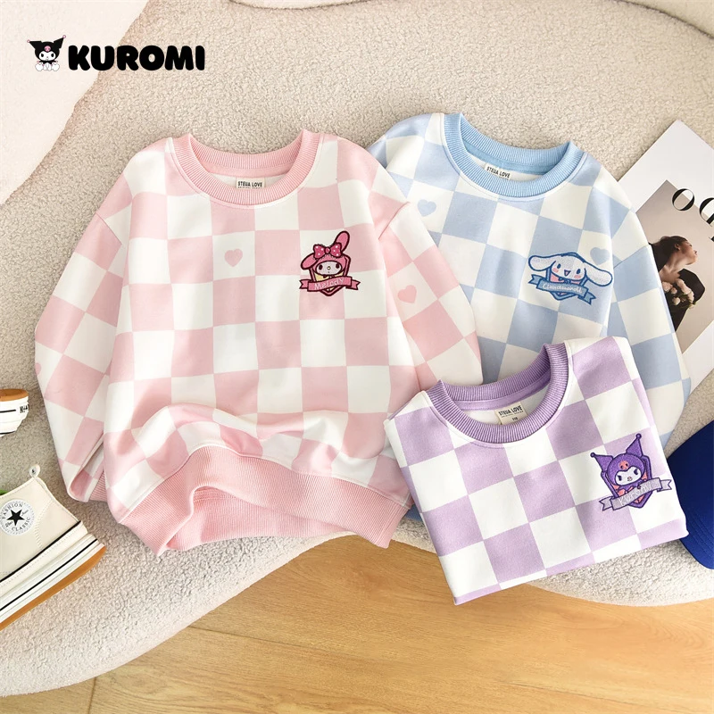 2024 Sanrio Kawaii Anime Cinnamoroll Spring Autumn Children Hoodie Cute My Melody Kuromi Cartoon Long-Sleeved Top Girls Gifts
2024 Sanrio Kawaii Anime Cinnamoroll Spring Autumn Children Hoodie Cute My Melody Kuromi Cartoon Long-Sleeved Top Girls Gifts