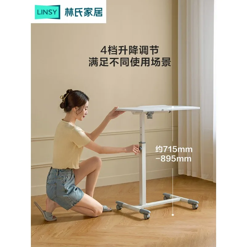 Lin's home lift desk student home writing computer desk mobile bedside lazy table Lin's BG048
Lin's home lift desk student home writing computer desk mobile bedside lazy table Lin's BG048