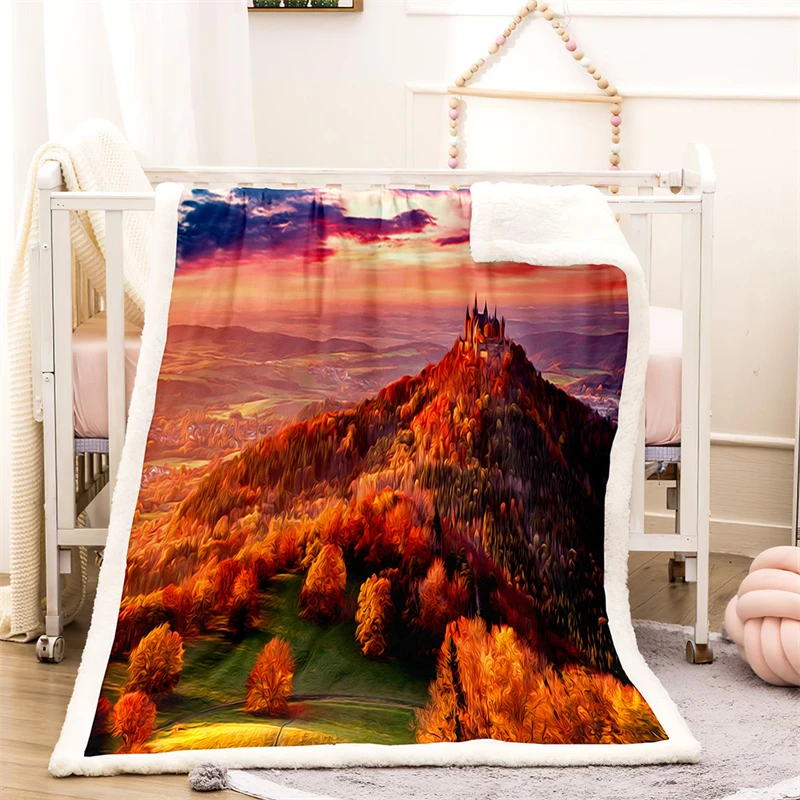 Landscape Painting Winter Home Blanket Thick Warm Winter Bed Blankets Office Nap Shawl Sofa Cover Fluffy Bedspread On The Bed
Landscape Painting Winter Home Blanket Thick Warm Winter Bed Blankets Office Nap Shawl Sofa Cover Fluffy Bedspread On The Bed