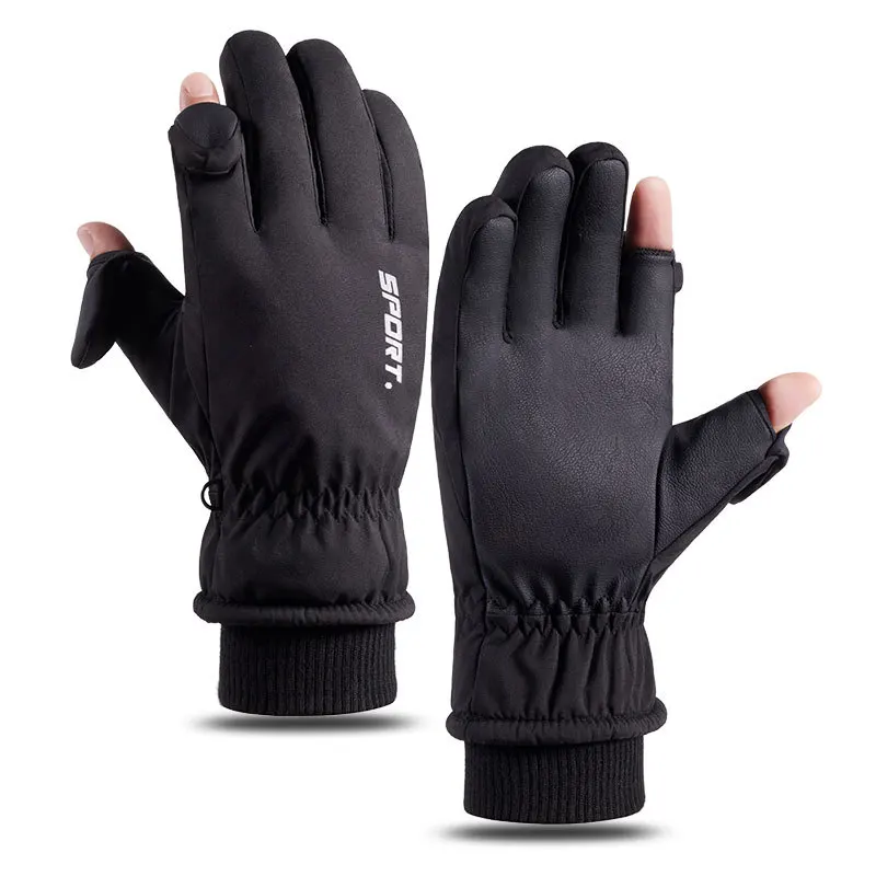 

Осенне-зимние перчатки для мужчин и женщин, водонепроницаемые ветрозащитные перчатки для сенсорного экрана, теплые перчатки для занятий спортом на открытом воздухе, езды на велосипеде, снега, лыжного спорта, закрывающие пальцы
