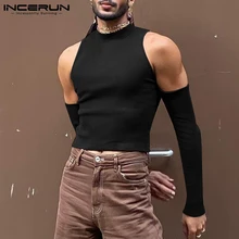 Party Nightclub Style New Men Sexy Leisure Camiseta Solid All-match Fashionable Strapless Hollow Out Long-sleeved T-shirts S-5XL
Party Nightclub Style New Men Sexy Leisure Camiseta Solid All-match Fashionable Strapless Hollow Out Long-sleeved T-shirts S-5XL