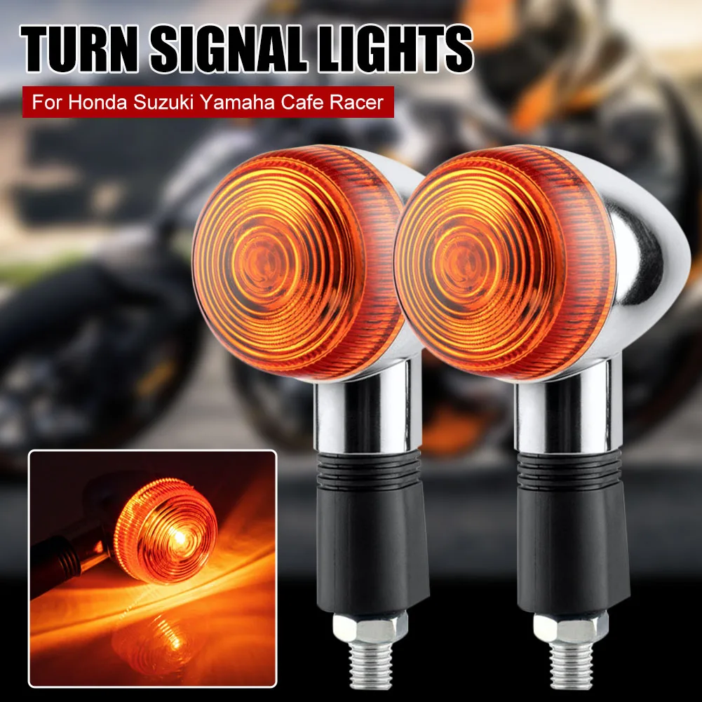 2PCS Motorcycle Turn Signal Bullet Front Turning Lamp Amber Blinker Indicator for Suzuki Bandit 250 400 74A/75A/77A Yamaha XV250
2PCS Motorcycle Turn Signal Bullet Front Turning Lamp Amber Blinker Indicator for Suzuki Bandit 250 400 74A/75A/77A Yamaha XV250