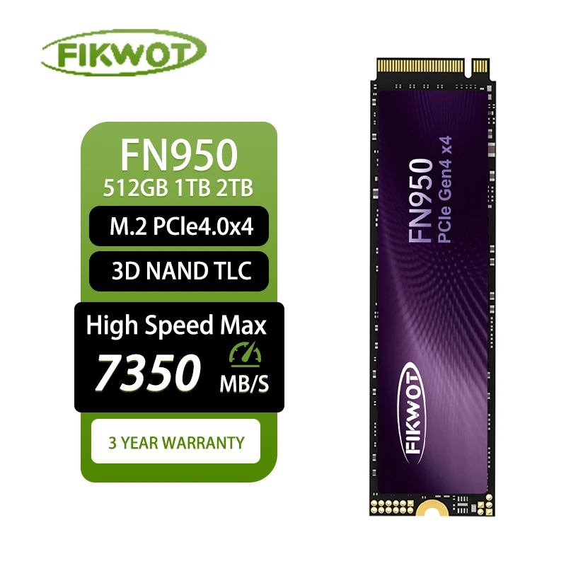 Fikwot M.2 SSD 1TB 2TB 4TB 5000MB/s PCIe4.0x4 NVMe M.2 2280 SSD Hard Drive Internal Solid State Drive for PS5 Laptop Pc FN950
Fikwot M.2 SSD 1TB 2TB 4TB 5000MB/s PCIe4.0x4 NVMe M.2 2280 SSD Hard Drive Internal Solid State Drive for PS5 Laptop Pc FN950