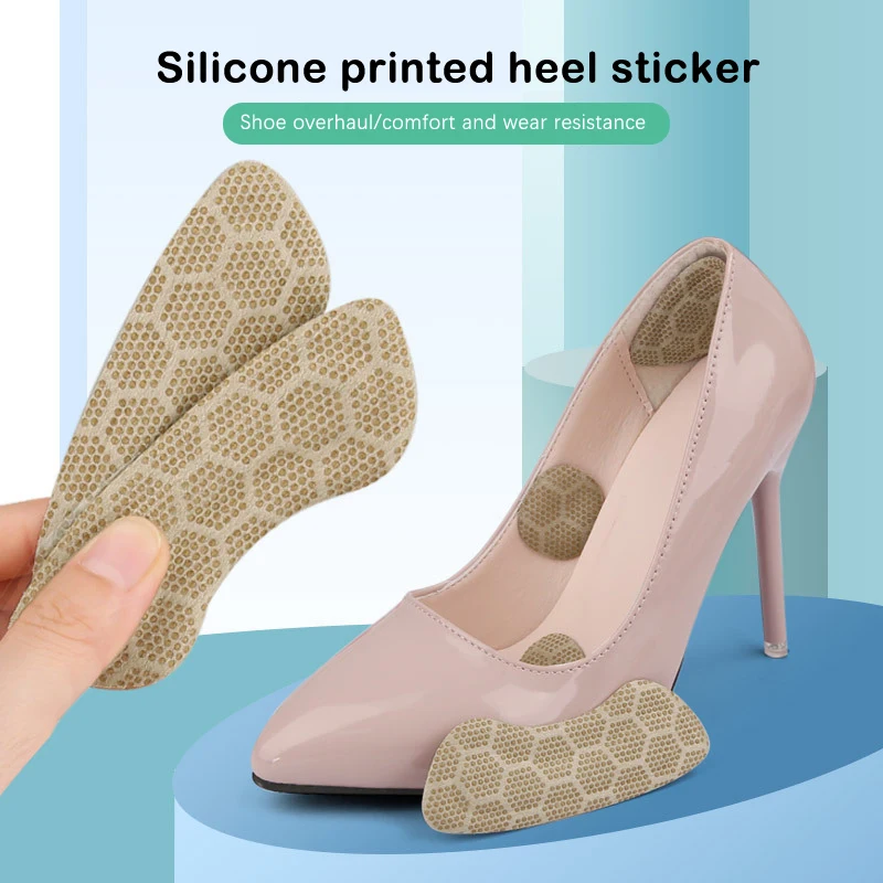 

1Pair Self-Adhesive Heel Cushion Heel Grips Heel Liners Heel Sticker Repair Prevent Skin Rubbing And Blister For Women Shoes Pad