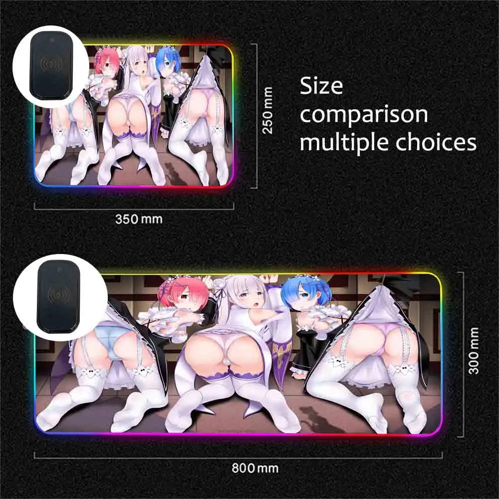 MRGLZYLED Wireless Charging RGB Sexy Girl Mouse Pad Suitable for Office Keyboard PC Laptop Pad Anime Mouse Pad Table Mat Desks
MRGLZYLED Wireless Charging RGB Sexy Girl Mouse Pad Suitable for Office Keyboard PC Laptop Pad Anime Mouse Pad Table Mat Desks
