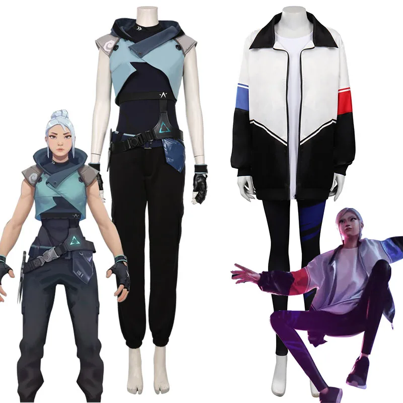 Valorant Jett Cosplay Costume Top Pants Halloween Jumpsuit Outfits For Women Girls
Valorant Jett Cosplay Costume Top Pants Halloween Jumpsuit Outfits For Women Girls