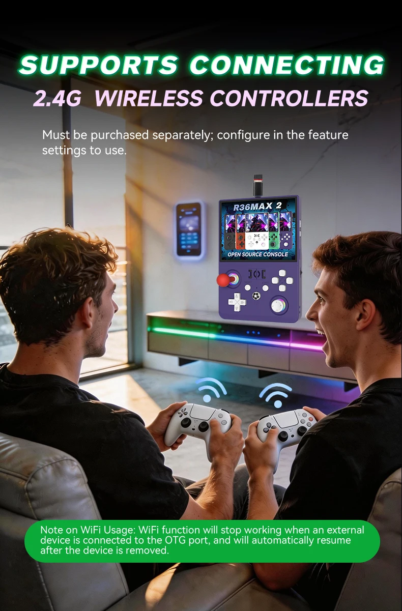 New R36 Max2 Retro Handheld Game Console Linux System 4.5 Inch IPS Screen 64G/128G Portable Pocket Player Built-in 18000+ Games New R36 Max2 Retro Handheld Game Console Linux System 4.5 Inch IPS Screen 64G/128G Portable Pocket Player Built-in 18000+ Games