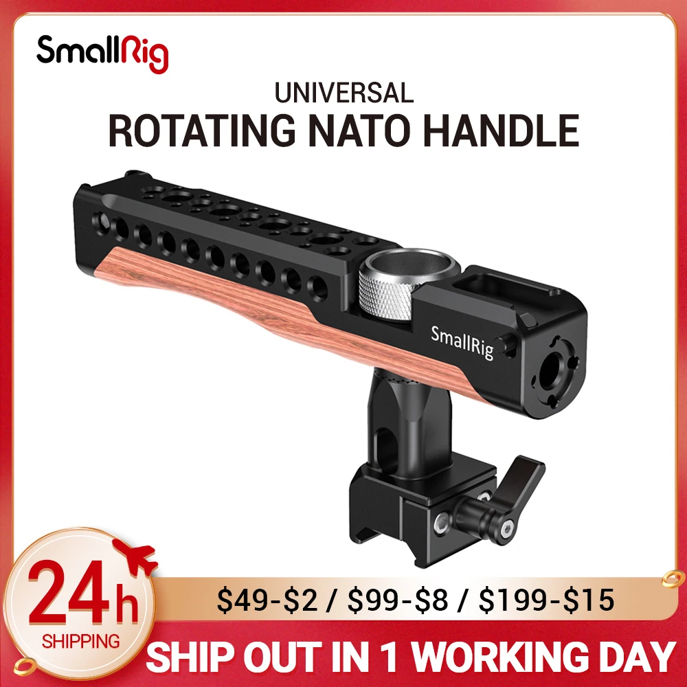 SmallRig Quick Release Rotating Nato Handle dslr camera handle stabilizer use as top handle and side handle 2362
SmallRig Quick Release Rotating Nato Handle dslr camera handle stabilizer use as top handle and side handle 2362