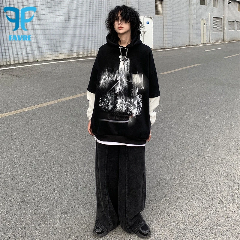 Свитшот мужской/женский демисезонный с принтом, 2 шт. 
Свитшот мужской/женский демисезонный с принтом, 2 шт.