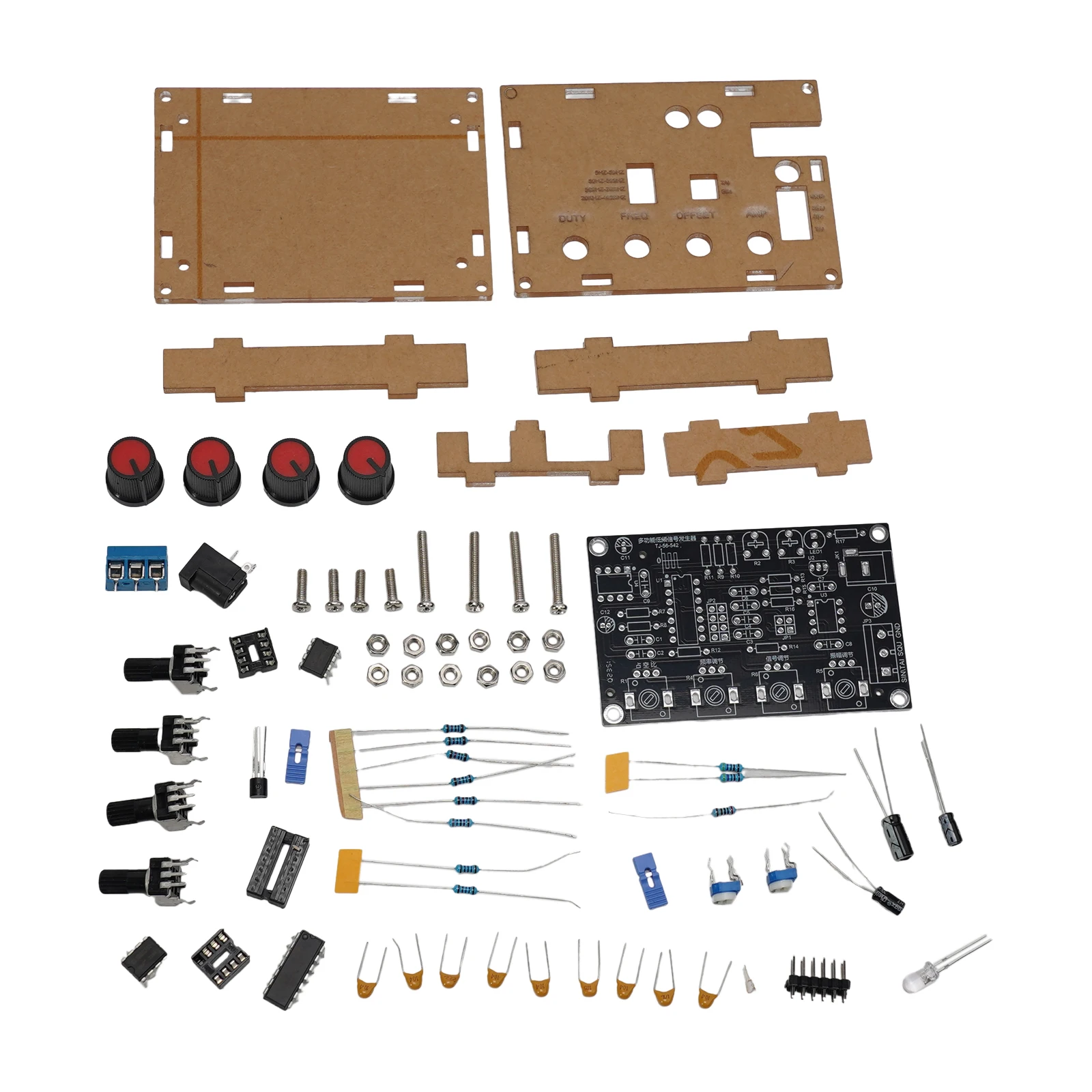 ICL8038 Multifunctional Low Frequency Signal Generator DIY Kit XR2206 Reverse Sawtooth Wave DIY Kit For Welding And Installing
ICL8038 Multifunctional Low Frequency Signal Generator DIY Kit XR2206 Reverse Sawtooth Wave DIY Kit For Welding And Installing