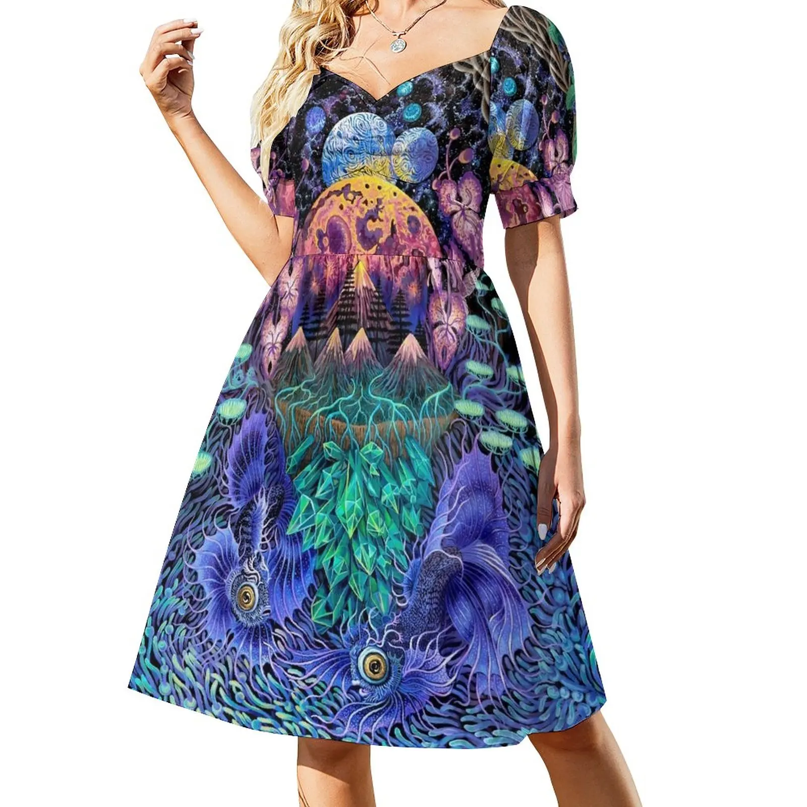 Moon World Sleeveless Dress women long dresses evening dresses women dresses for prom
Moon World Sleeveless Dress women long dresses evening dresses women dresses for prom