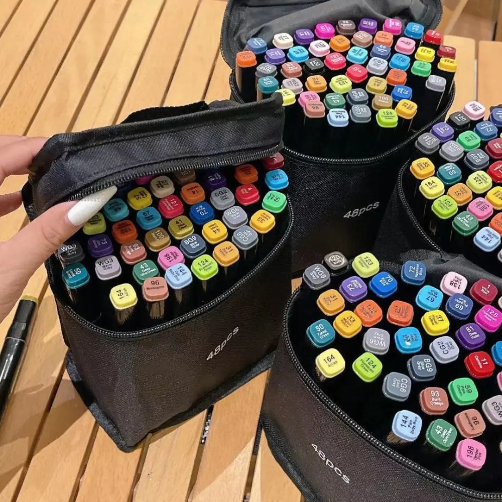 Art Marker Pen Storage Bags Large Capacity Zipper Canvas Storage Pencil Bag 30/40/60/80 Pcs
Art Marker Pen Storage Bags Large Capacity Zipper Canvas Storage Pencil Bag 30/40/60/80 Pcs