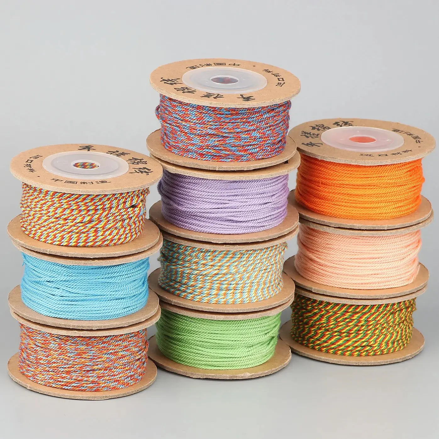1mmx20M Handmade Multicolor Cotton Thread for Crochet Embroidery Craft Bracelet Braid Jewelry DIY Decorative Home Accessories
1mmx20M Handmade Multicolor Cotton Thread for Crochet Embroidery Craft Bracelet Braid Jewelry DIY Decorative Home Accessories