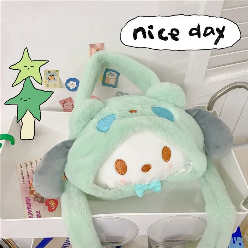 Kuromi Japanese Ins Girl Heart Hat Puppy Plush Bag 2023 New Personality Doll Doll Shoulder Messenger Bag Fashion
Kuromi Japanese Ins Girl Heart Hat Puppy Plush Bag 2023 New Personality Doll Doll Shoulder Messenger Bag Fashion