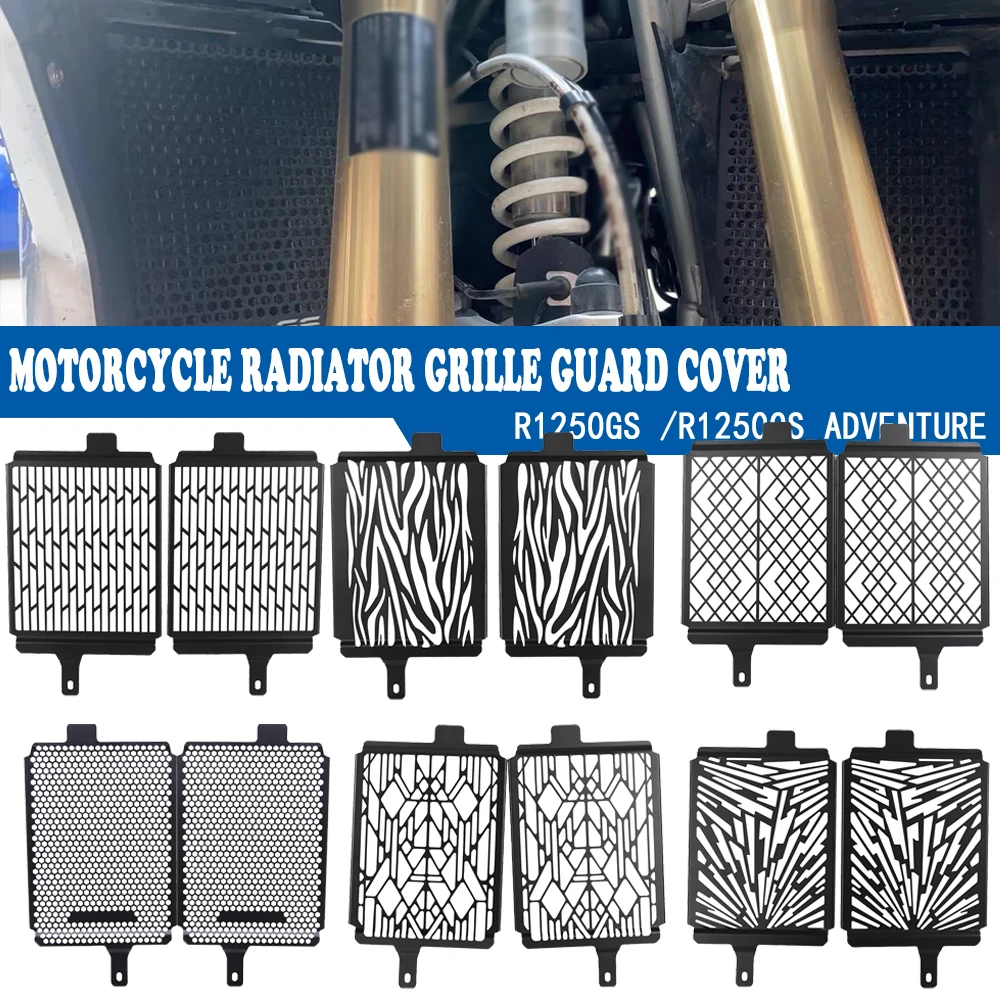

2023 For BMW R1250GS R 1250 GS 1250GS Adventure Exclusive TE Rallye 2019-2022 Motorcycle Radiator Grille Guard Cover Protector