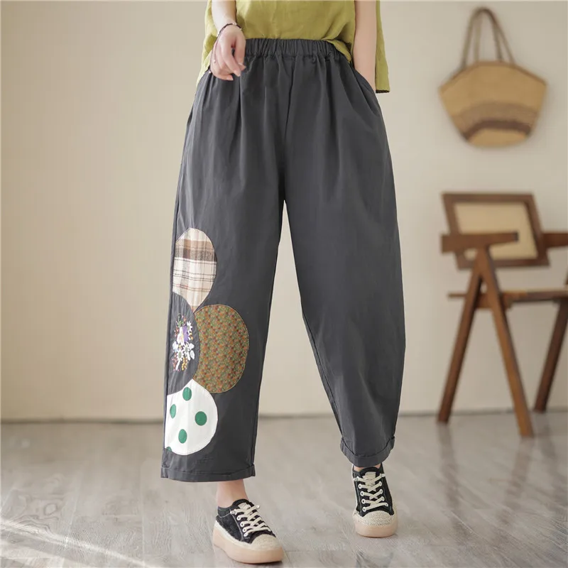2023 New Arrival Japanese Style Patchwork Cartoon Sweet Girl's Chic Summer Casual Pants High Waist Fashion Women Wide Leg Pants
2023 New Arrival Japanese Style Patchwork Cartoon Sweet Girl's Chic Summer Casual Pants High Waist Fashion Women Wide Leg Pants