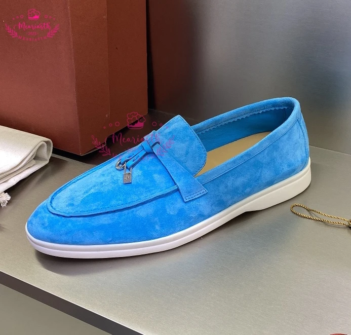 2023 Luxury Designer Women's Comfortable Loafers women Causal Moccasin Shoes Genuine suede Leather summer Flats Walking Shoes
2023 Luxury Designer Women's Comfortable Loafers women Causal Moccasin Shoes Genuine suede Leather summer Flats Walking Shoes
