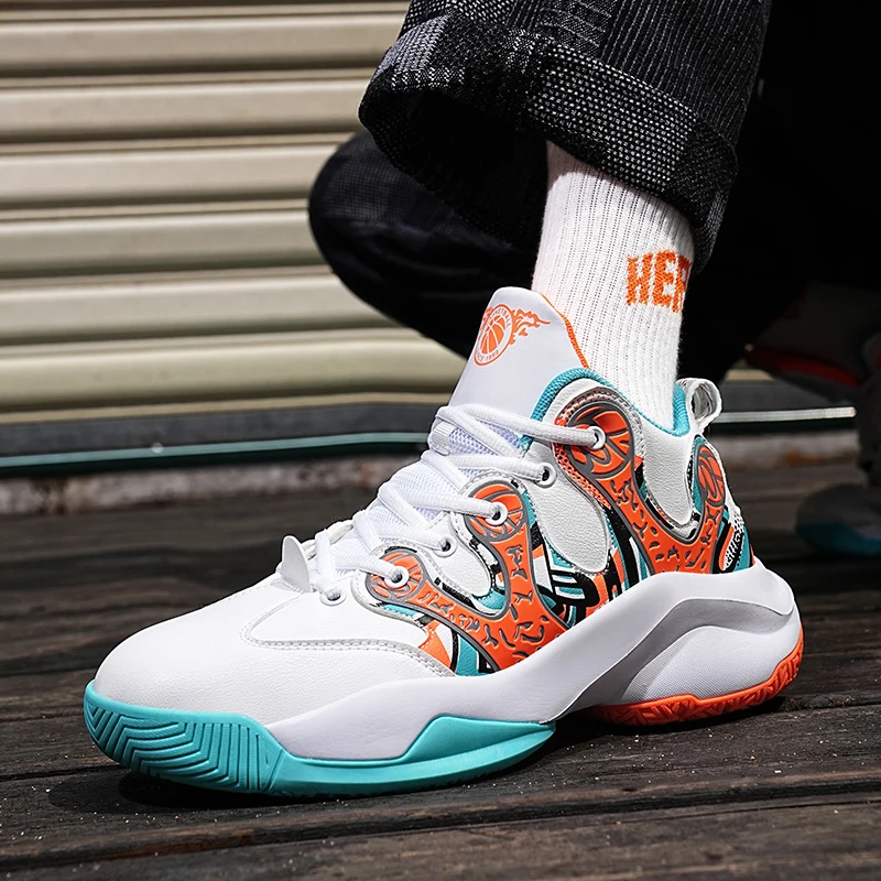 New Men's Basketball Shoes Wear-resistant Non-slip Breathable Comfortable Outdoor Professional Women's Basketball Sports Shoes
New Men's Basketball Shoes Wear-resistant Non-slip Breathable Comfortable Outdoor Professional Women's Basketball Sports Shoes