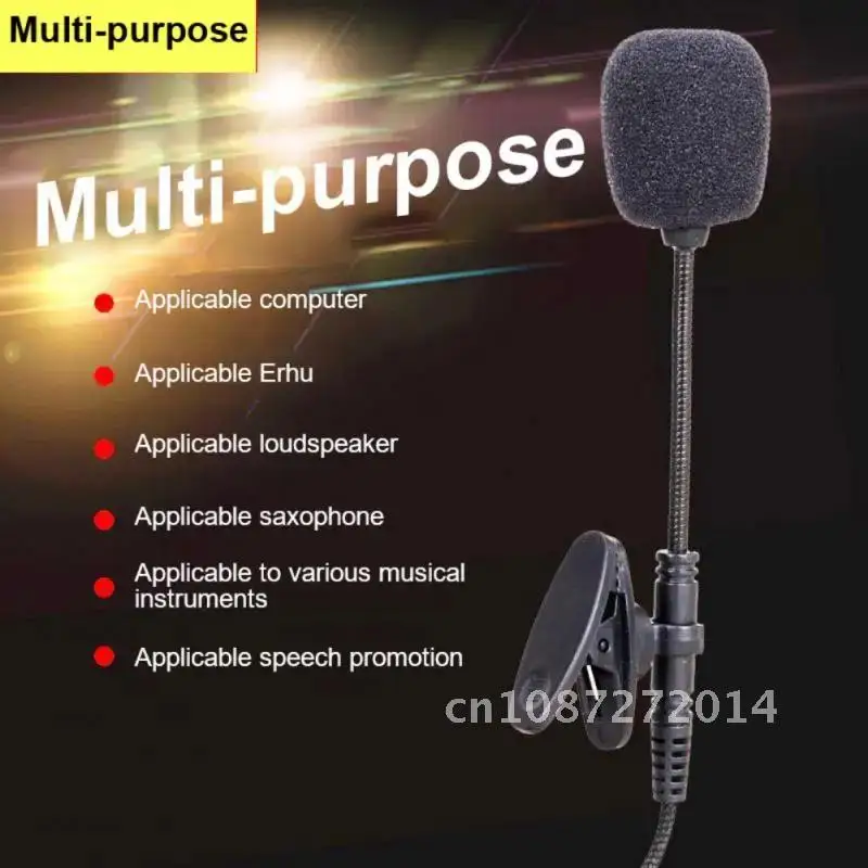 Wired Collar Clip Microphone 3.5mm Tie Stereo Mini External Microphone For PC Laptop 3.5mm Mono Portable Microphones
Wired Collar Clip Microphone 3.5mm Tie Stereo Mini External Microphone For PC Laptop 3.5mm Mono Portable Microphones
