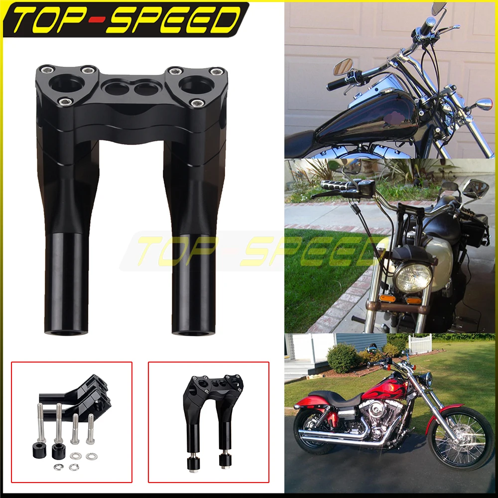 6" 8" 10" 12" Motorcycle Accessories Modular Handlebar Riser Kit Handle Bar Top Clamp For Harley Dyna Street Sportster Softail
6" 8" 10" 12" Motorcycle Accessories Modular Handlebar Riser Kit Handle Bar Top Clamp For Harley Dyna Street Sportster Softail