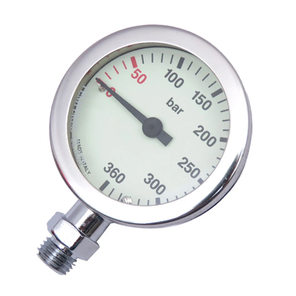 Diving Back BCD High Pressure Gauge SPG-Metal Single Watch Luminous Diving Pressure Gauge Pressure Upper Limit 360bar
Diving Back BCD High Pressure Gauge SPG-Metal Single Watch Luminous Diving Pressure Gauge Pressure Upper Limit 360bar