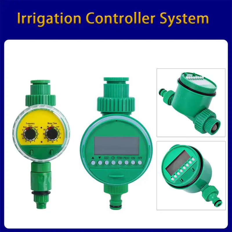 

Automatic Electronic LCD Display Home Solenoid Valve Water Timer Garden Plant Watering Timer Irrigation Controller System