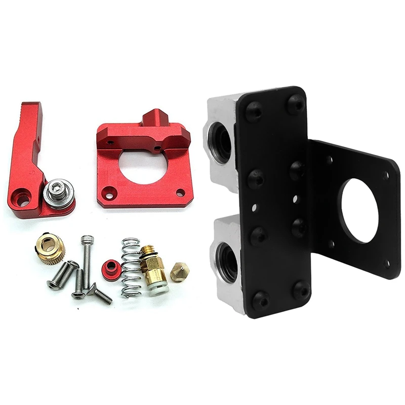 2 Set 3D Printer Accessories: 1 MK8 Drive Feed Extruders & Pcs Prusa I3 Anet All Metal X Carriage With Belt Holder |