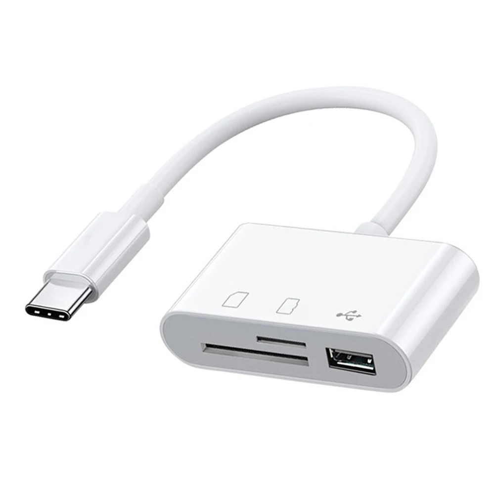 Мультипортовый концентратор 3 в 1, переходник Type-c на USB C, адаптер OTG, кардридер TF SD Micro Memory для Samsung, Android, ноутбука
Мультипортовый концентратор 3 в 1, переходник Type-c на USB C, адаптер OTG, кардридер TF SD Micro Memory для Samsung, Android, ноутбука