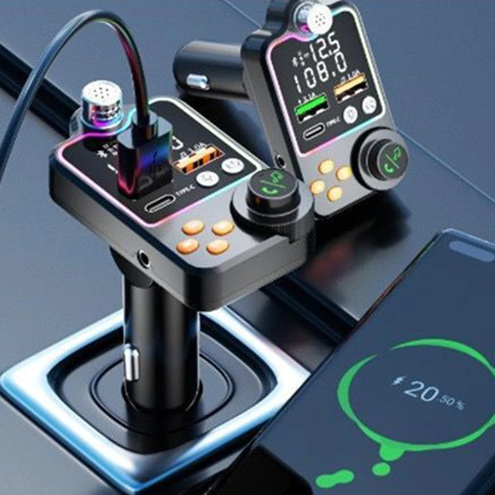 Car FM Modulator Transmitter Q15 Bluetooth 5.0 FM Transmiter 3.1A Dual USB Port PD Charging Handsfree Car Kit Wireless Aux Audio
Car FM Modulator Transmitter Q15 Bluetooth 5.0 FM Transmiter 3.1A Dual USB Port PD Charging Handsfree Car Kit Wireless Aux Audio