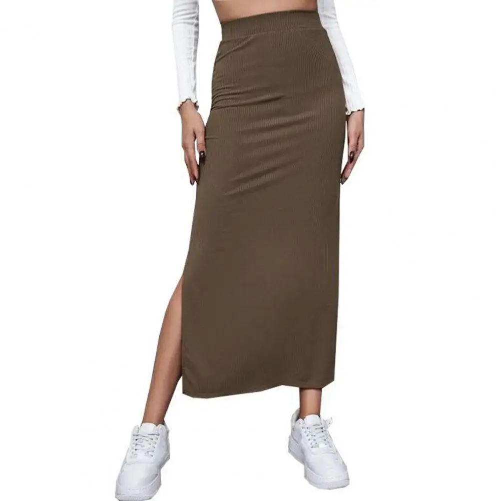 Midi Skirt Elegant Office Lady Skirt High Waist Slim Fit Side Split Hem for Workwear Professional Attire Party Long Dress
Midi Skirt Elegant Office Lady Skirt High Waist Slim Fit Side Split Hem for Workwear Professional Attire Party Long Dress
