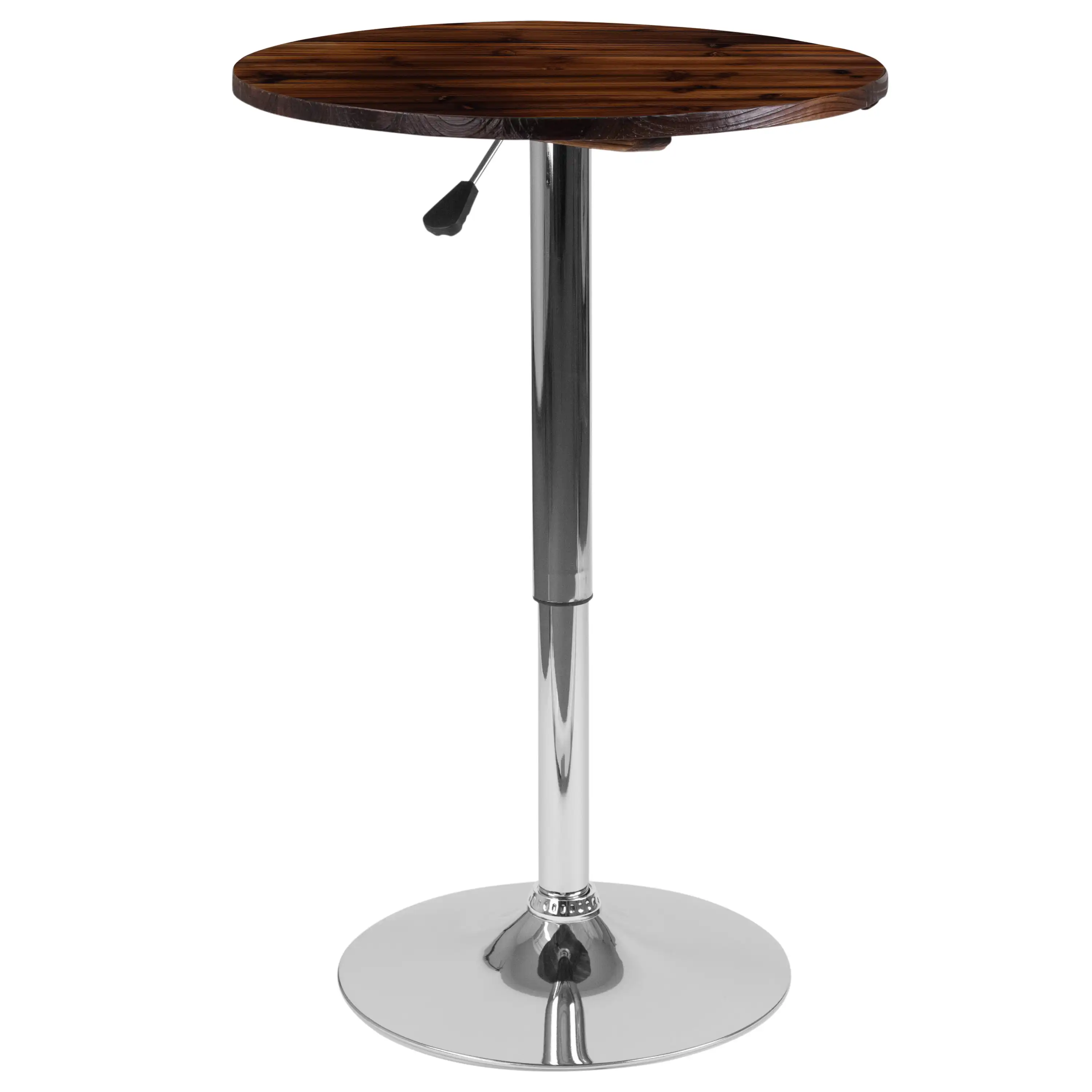 23.5'' Round Adjustable Height Rustic Pine Wood Pub Bar Table (Adjustable Range 26.25'' - 35.5'')
23.5'' Round Adjustable Height Rustic Pine Wood Pub Bar Table (Adjustable Range 26.25'' - 35.5'')