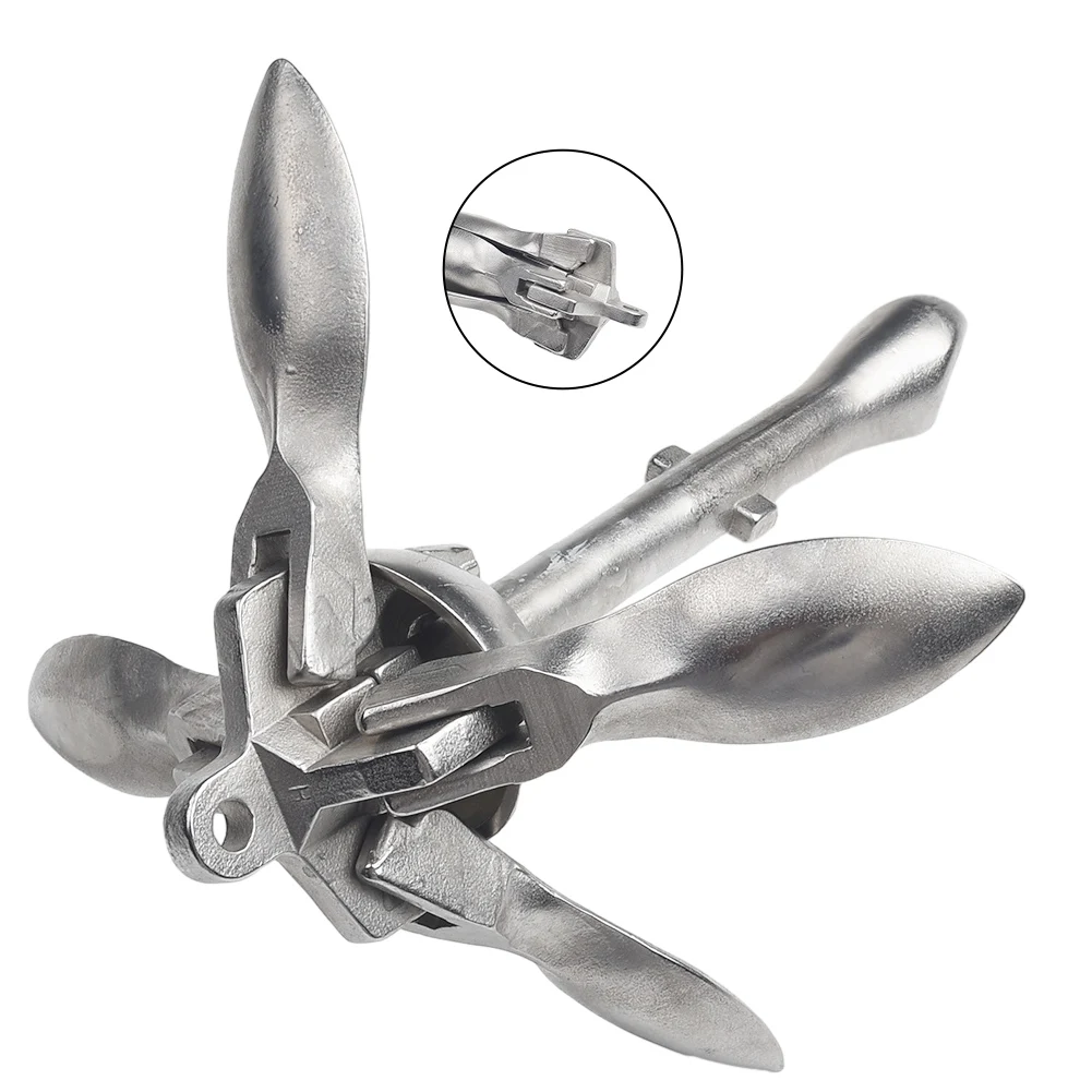 Four Claw Anchor Anchor 1pc Boat Accessories Foldable Rubber Boat Stainless Steel Umbrella Shape Anchor High Quality
Four Claw Anchor Anchor 1pc Boat Accessories Foldable Rubber Boat Stainless Steel Umbrella Shape Anchor High Quality