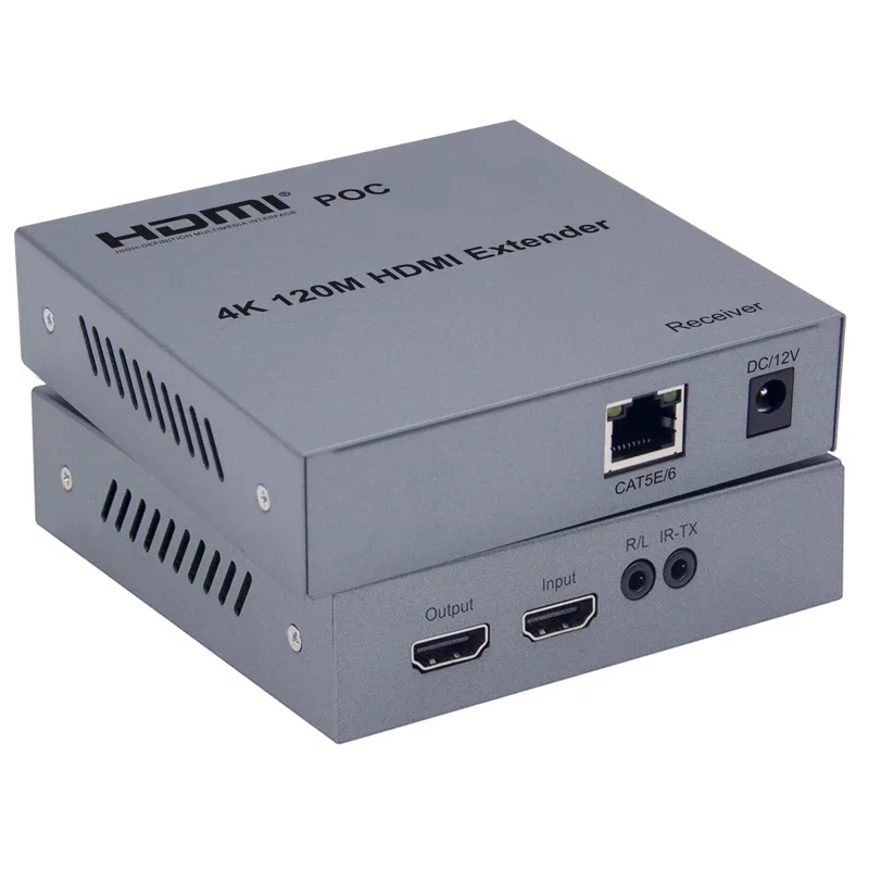 4K 120M HDMI Extender POC By RJ45 Cat5e Cat6 Ethernet Cable Screen Share Video Converter Laptop PC DVD To TV Monitor hdmi Loop
4K 120M HDMI Extender POC By RJ45 Cat5e Cat6 Ethernet Cable Screen Share Video Converter Laptop PC DVD To TV Monitor hdmi Loop