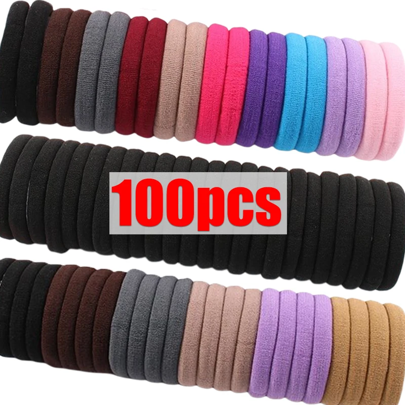 100Pcs Women Girls Basic Hair Bands Simple Solid Colors High Elastic Headband Hair Ropes Ties Hair Accessories Ponytail Holder
100Pcs Women Girls Basic Hair Bands Simple Solid Colors High Elastic Headband Hair Ropes Ties Hair Accessories Ponytail Holder