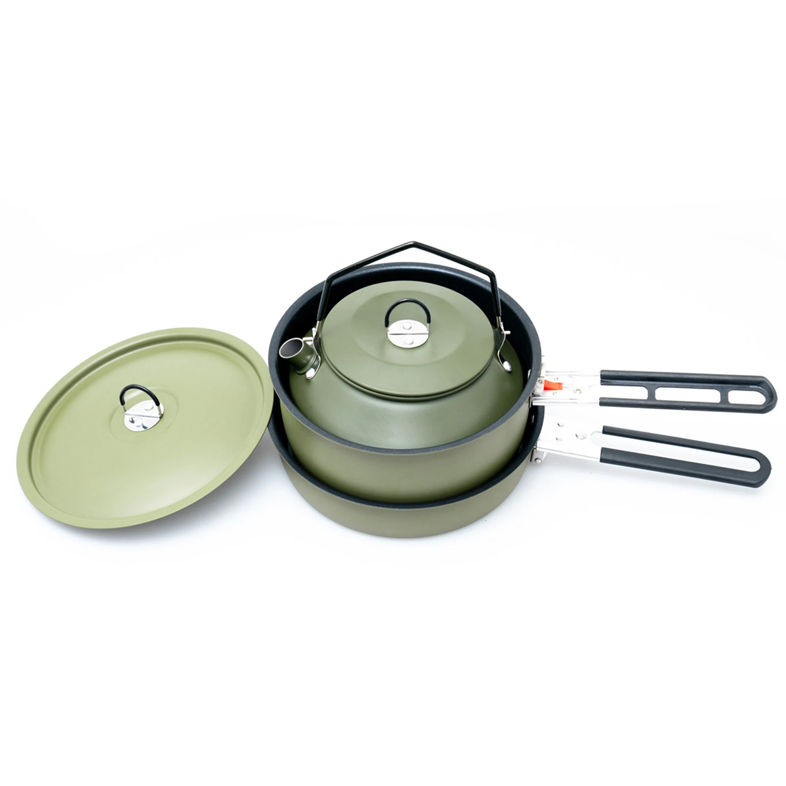 1.35L Camping Cookware Mess Kit Non-Stick Lightweight Pot /Fry Pan Kettle Aluminum /Camping Cooking Supplies /Outdoor Tableware
1.35L Camping Cookware Mess Kit Non-Stick Lightweight Pot /Fry Pan Kettle Aluminum /Camping Cooking Supplies /Outdoor Tableware