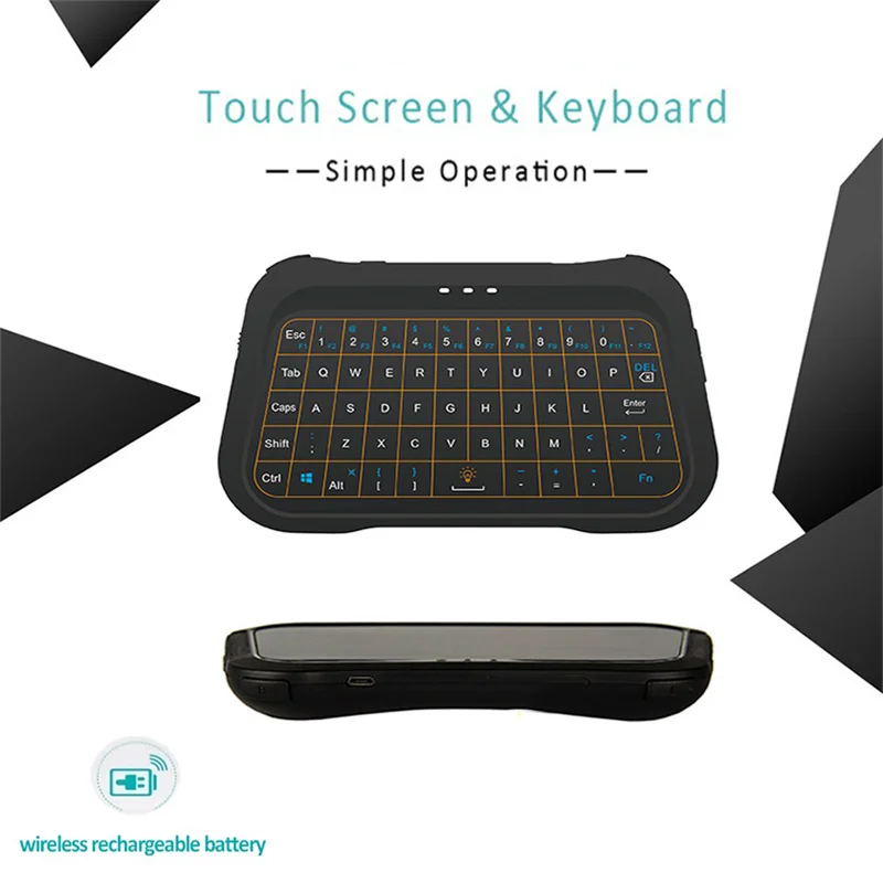 Mini Backlight Wireless Keyboard With Touchpad Air Mouse Silent Full Screen Touchpad Keyboard For Laptop PC Set Top Box Smart TV
Mini Backlight Wireless Keyboard With Touchpad Air Mouse Silent Full Screen Touchpad Keyboard For Laptop PC Set Top Box Smart TV