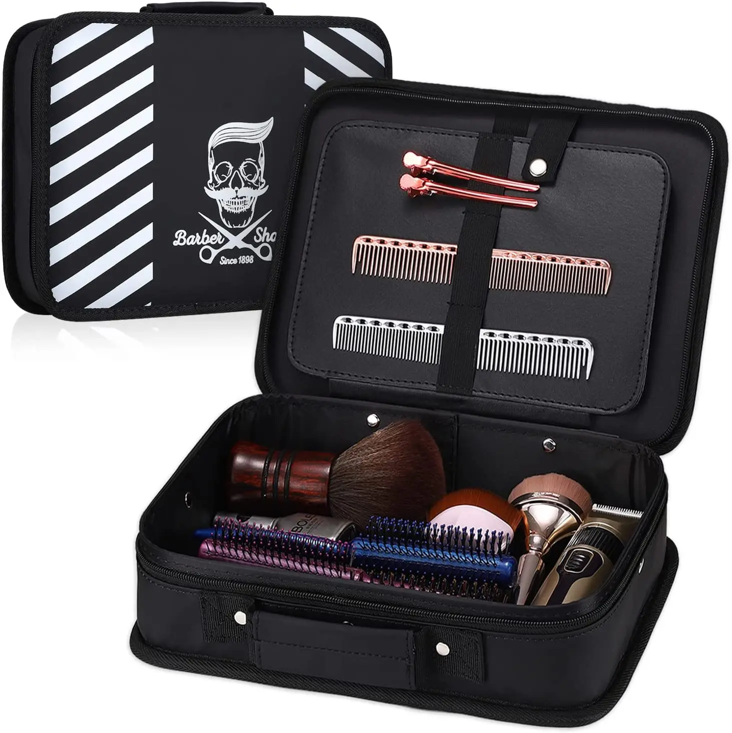 Salon Haridressing Bag Haircut Scissors Bag Barbe Clippers Combs Hair Styling Accessories Case Multi-Function Storage Organizer
Salon Haridressing Bag Haircut Scissors Bag Barbe Clippers Combs Hair Styling Accessories Case Multi-Function Storage Organizer