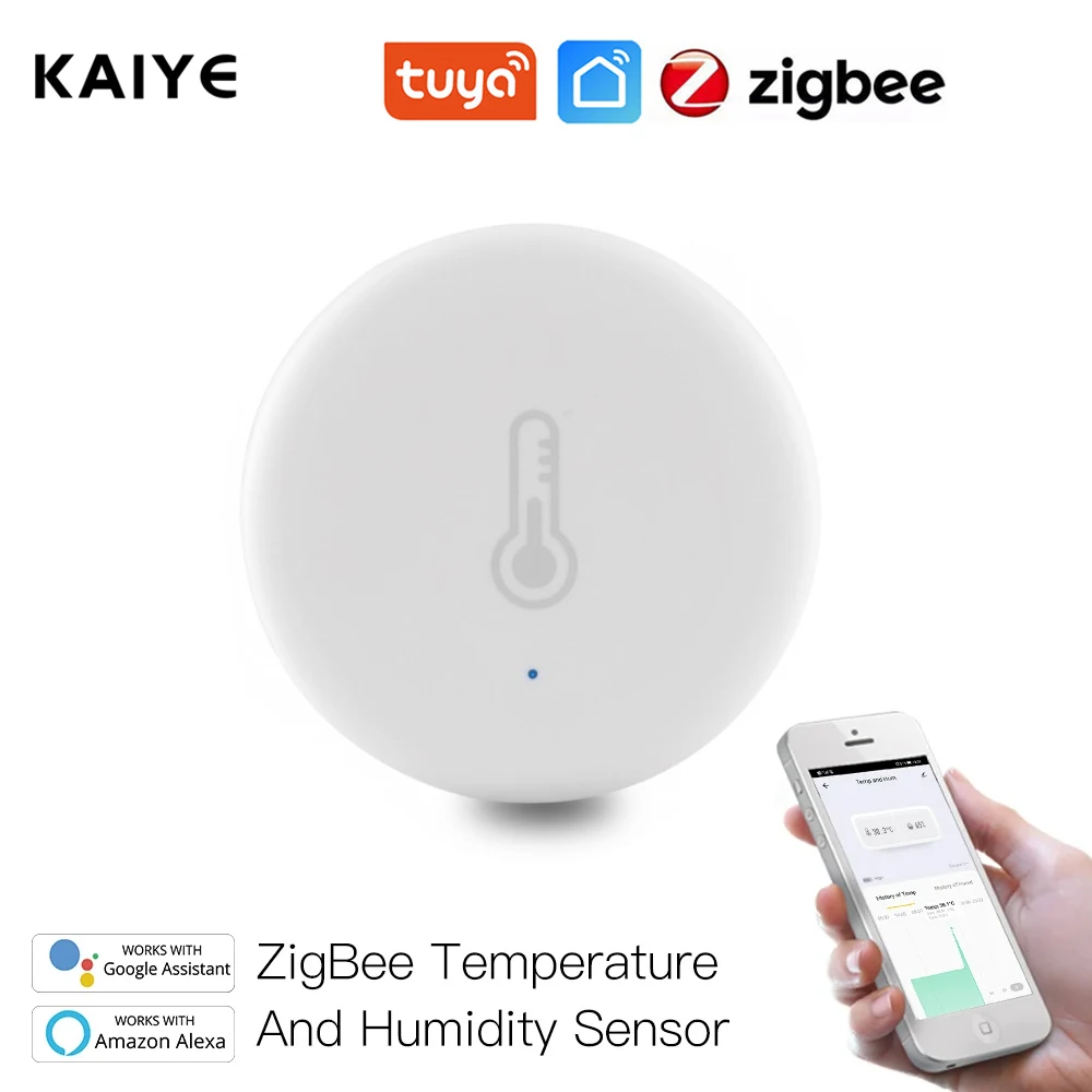ZigBee Smart Temperature And Humidity Sensor Battery Powered Security Mini Thermometer Hygrometer With Tuya Smart Life App
ZigBee Smart Temperature And Humidity Sensor Battery Powered Security Mini Thermometer Hygrometer With Tuya Smart Life App