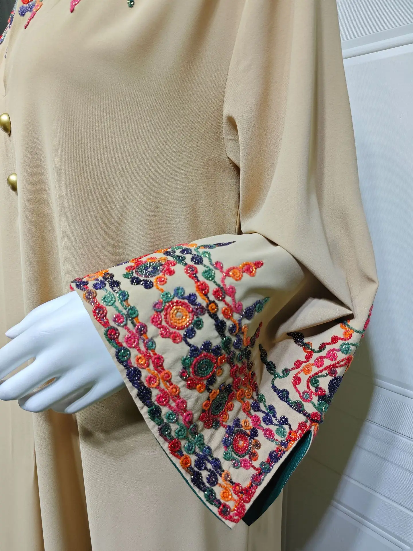 فستان إسلامي لعيد رمضان، قفطان مغربي مبهر، ملابس إسلامية تركية سعودية، جلابية للحفلات فستان إسلامي لعيد رمضان، قفطان مغربي مبهر، ملابس إسلامية تركية سعودية، جلابية للحفلات