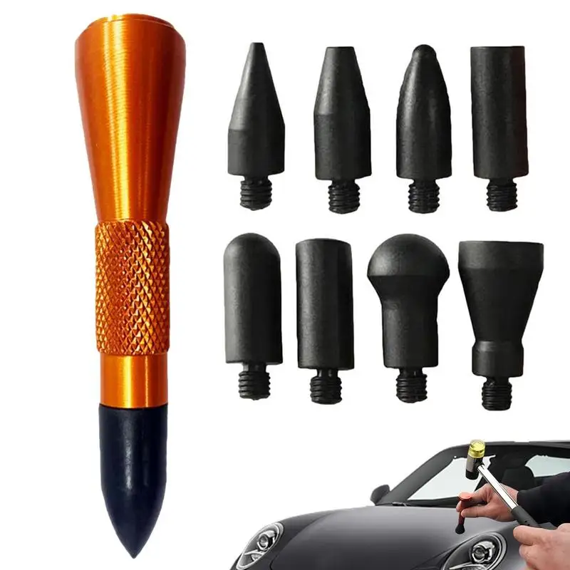 

9Pcs Professional Car Dent Repair Tools Paintless Dent Repair Kit Auto Body Dent Removal Kits With Hails For Most of Car Dents