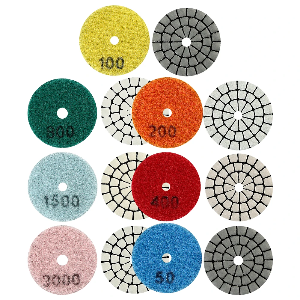 

50mm Polishing Pad Granite Marble Sanding Disc Ceramic Stone Polisher Disc Abrasives Pad Grinding Wheels