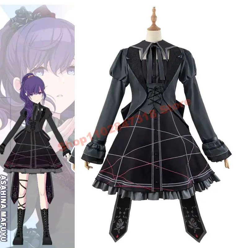 

PJSK Asahina Mafuyu Cosplay Costume Project Sekai Colorful Stage! Virtual Idol OWN Women's Dress At Nightcord Anime Clothing