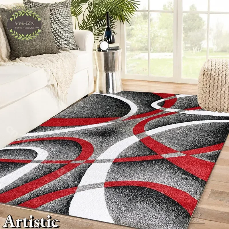 Persian Style Decoration Rugs Red Swirls Carpet Bedroom Living Room Abstract Area Rug Modern Geometric Lines Decor Floor Mat
Persian Style Decoration Rugs Red Swirls Carpet Bedroom Living Room Abstract Area Rug Modern Geometric Lines Decor Floor Mat