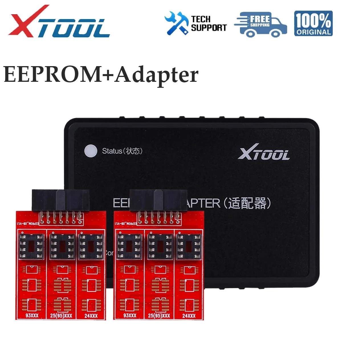 XTOOL EEPROM ECU Programmer For X100 PAD A80 X100 PAD3 EEPROM Adapter Free shipping
XTOOL EEPROM ECU Programmer For X100 PAD A80 X100 PAD3 EEPROM Adapter Free shipping