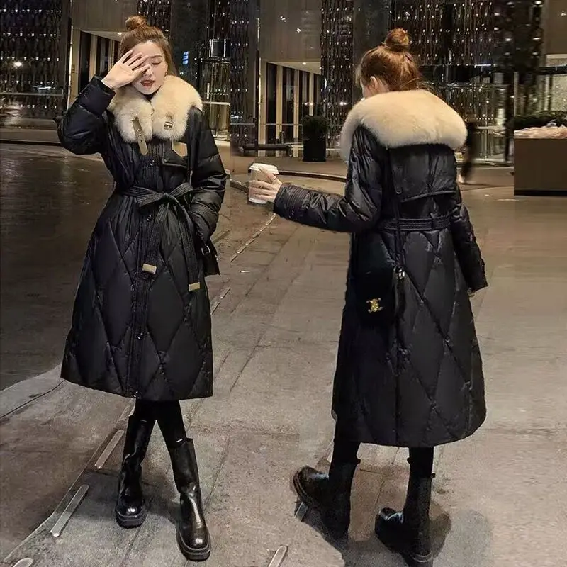 Winter Oversize Puffer Jacket Coat Women Fur Collar Down Fashion Pocket Thickened Warm Loose R474
Winter Oversize Puffer Jacket Coat Women Fur Collar Down Fashion Pocket Thickened Warm Loose R474