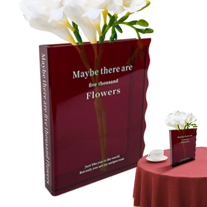 Book Vase Book Flower Vase Acrylic Flower Vase Plant Vases Decorative Modern Decorative Bottles For Wedding Gift Home Decor
Book Vase Book Flower Vase Acrylic Flower Vase Plant Vases Decorative Modern Decorative Bottles For Wedding Gift Home Decor