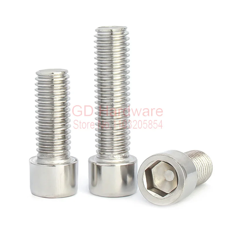 M3 M4 M5 M6 M8 M10 M12 M16 201 Stainless Steel Hexagon Hex Socket Head Cap Screw Bolt
M3 M4 M5 M6 M8 M10 M12 M16 201 Stainless Steel Hexagon Hex Socket Head Cap Screw Bolt